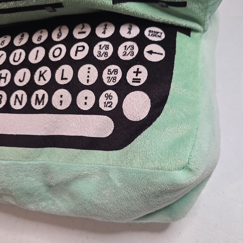 Teal Typewriter Plush Dan Dee Stuffed Toy Collectible Dandee - Picture 4 of 12
